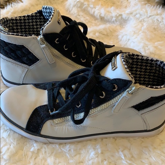 Guess Shoes - White and black guess high top sneakers size 10m